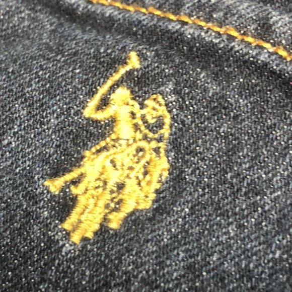 VINTAGE MENS US POLO ASSN STRAIGHT JEANS 40x32 LIKE NEW 😎 - Picture 2 of 12